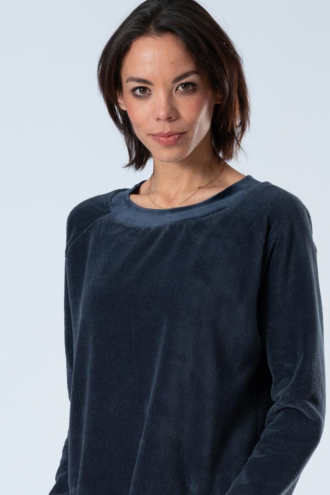 Belmanetti Womens Bamboo Warming Home Dress in Rose - Bamboo-based comfort