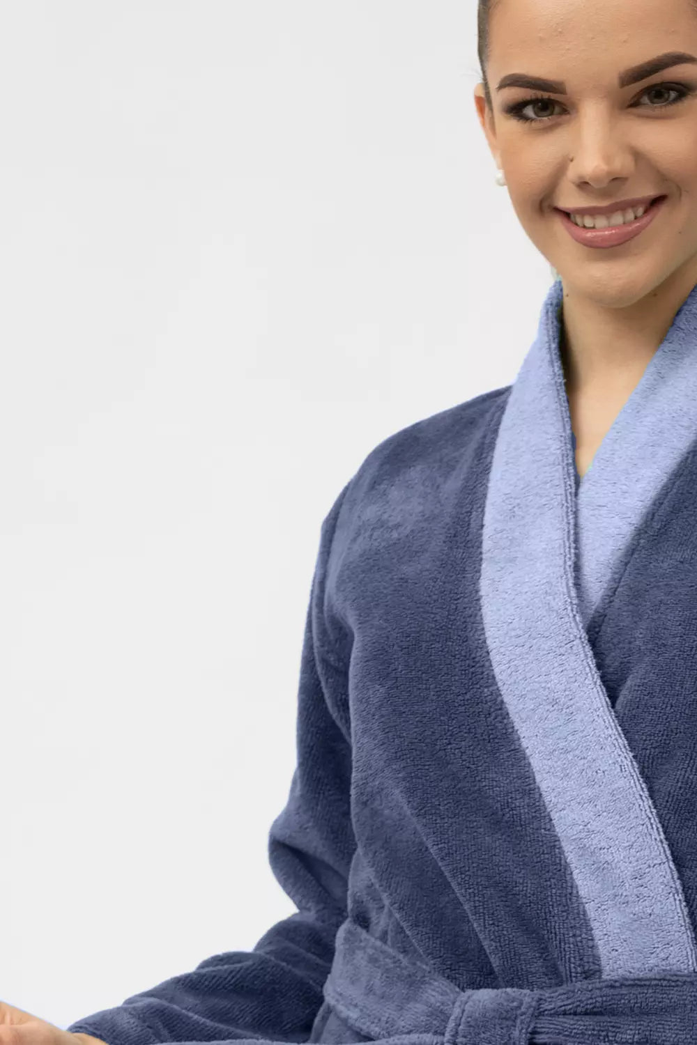 Belmanetti Bamboo Blend Long Kimono Robe in Deep Pink - Premium quality fabrics