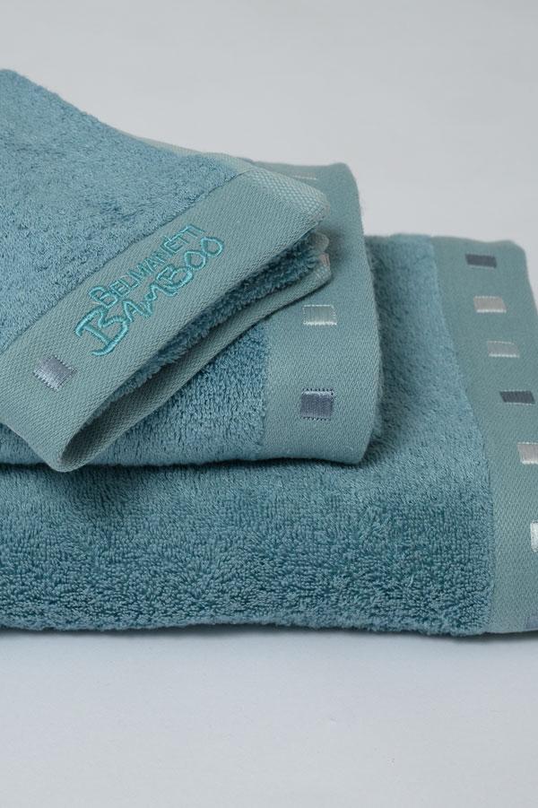 Belmanetti Bamboo Cotton Towel Extra Absorbent And in Gray - Bamboo-based comfort