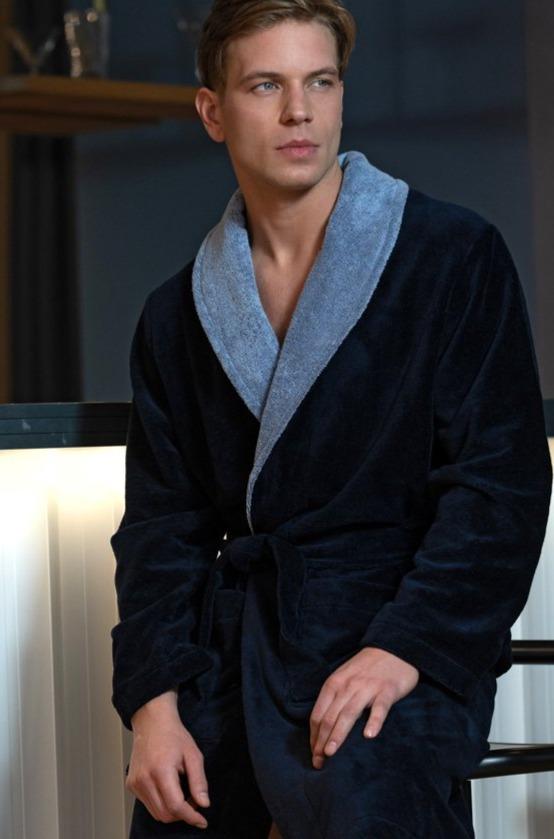 Belmanetti Men S Shawl Collar Bamboo Blend in Beige - Eco-friendly materials