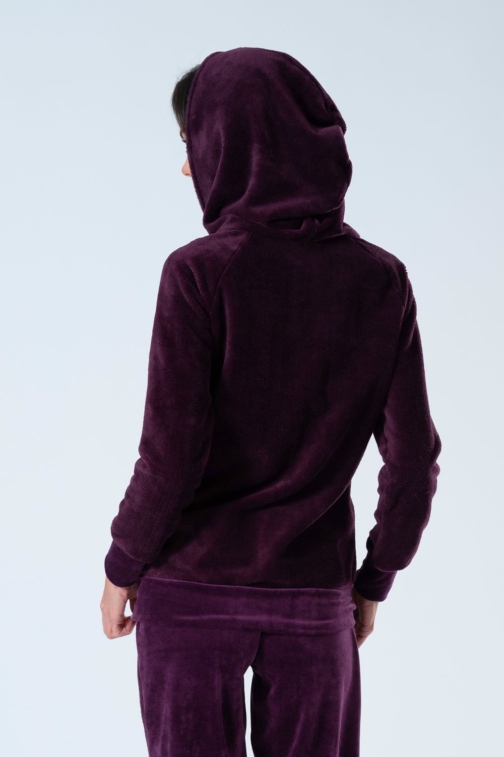 Belmanetti Cozy Bamboo Blend Sweatsuit in Dark Magenta - Made in Europe